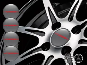 Vossen Style Autocollants Silicone Décalques Jantes Voiture